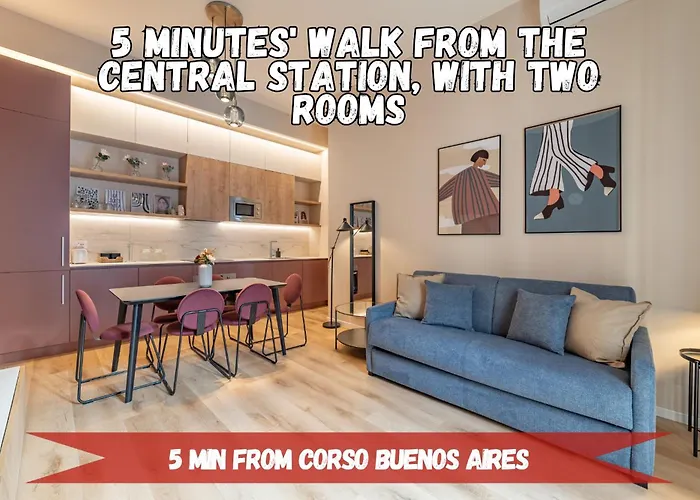 5\' From Central Station, With 2 Bedrooms