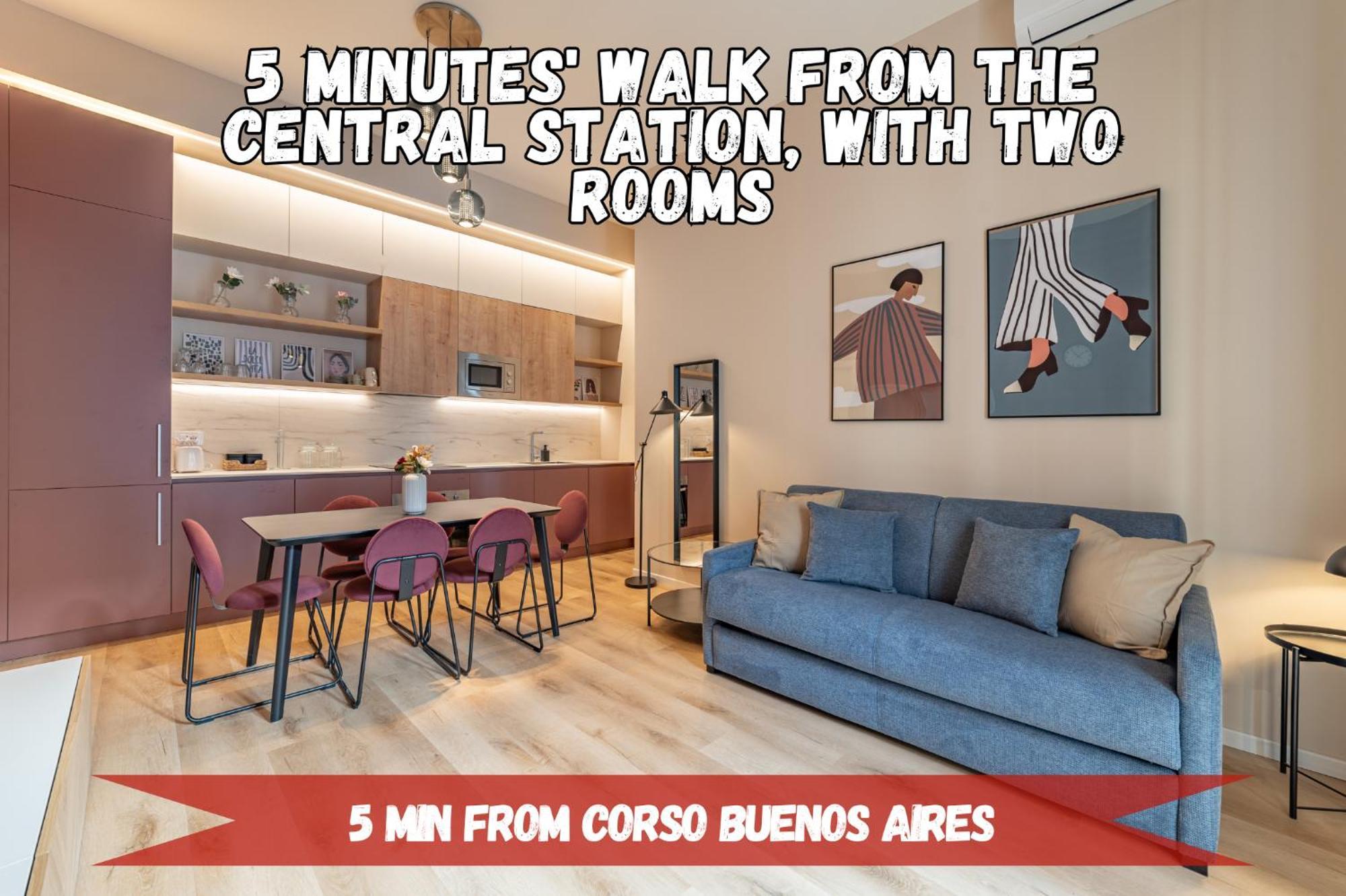 5' From Station, With 2 Bedrooms Apartment